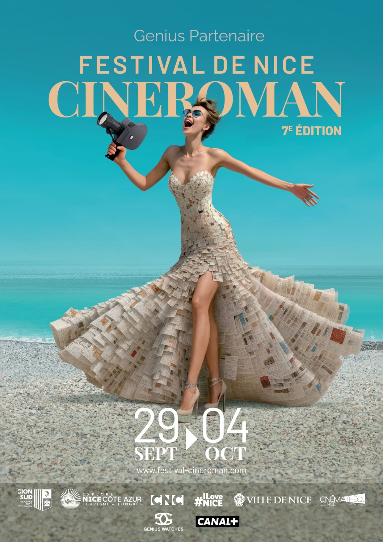 Genius, partenaire du Festival de Nice CINEROMAN
